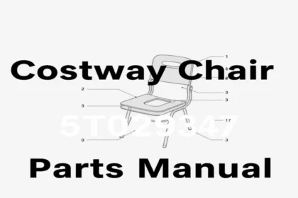 Costway Chair Model 5T0329347 Parts Manual