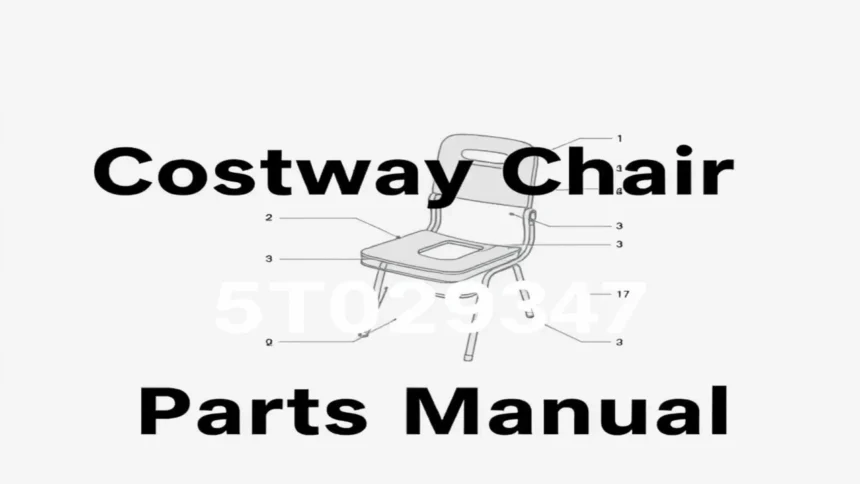 Costway Chair Model 5T0329347 Parts Manual