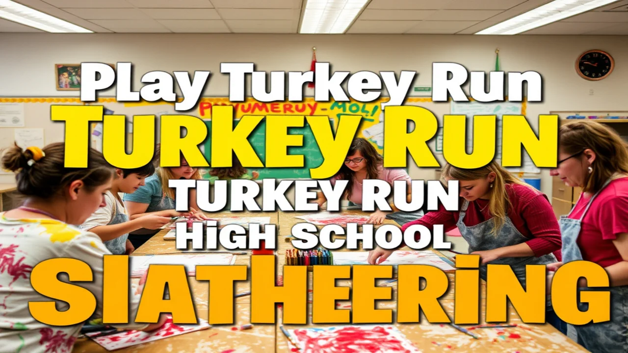 Play Turkey Run High School Art Teachers Slathering